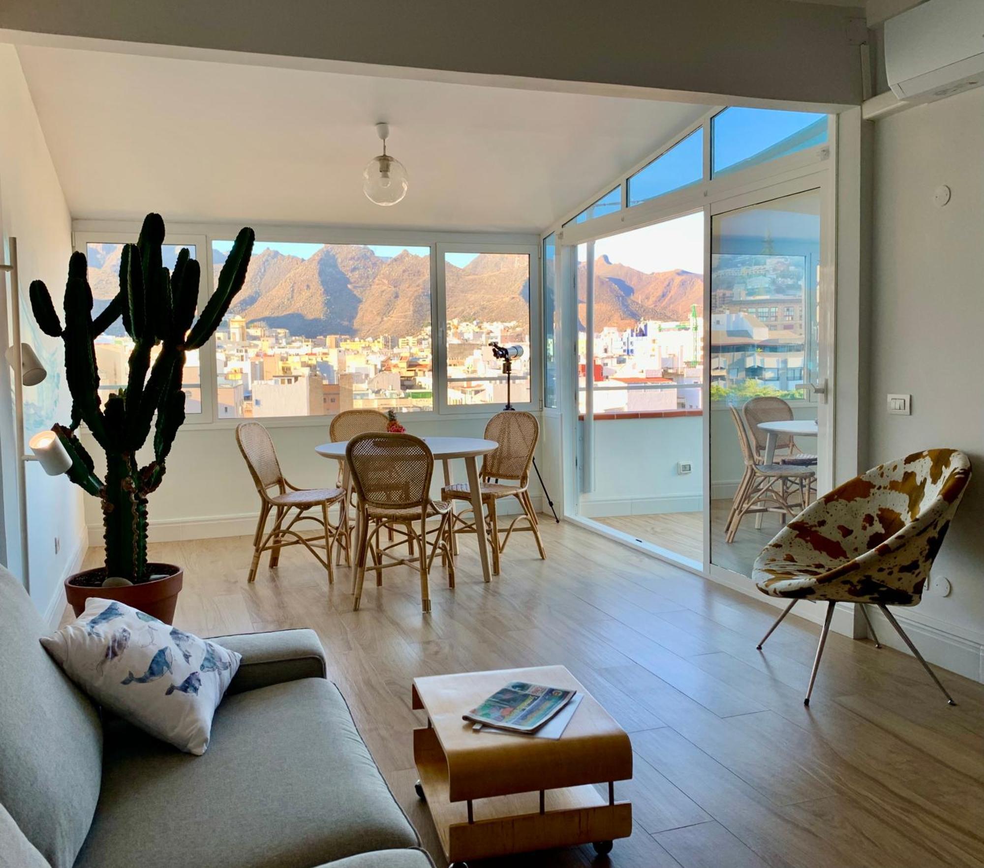 شقة Atico Con Terraza, Vistas Panoramicas Y Parking سانتا كروز دي تينيريف المظهر الخارجي الصورة