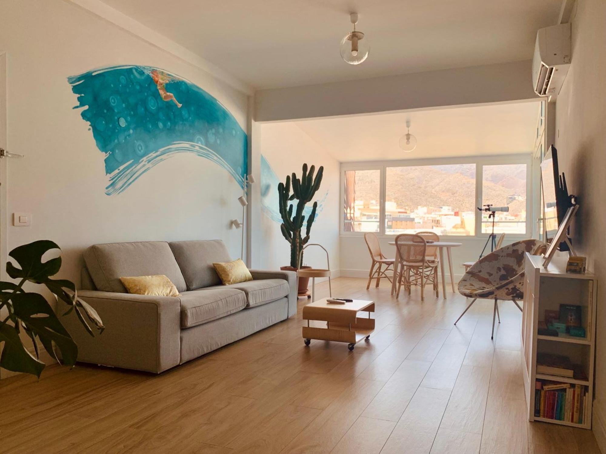 شقة Atico Con Terraza, Vistas Panoramicas Y Parking سانتا كروز دي تينيريف المظهر الخارجي الصورة