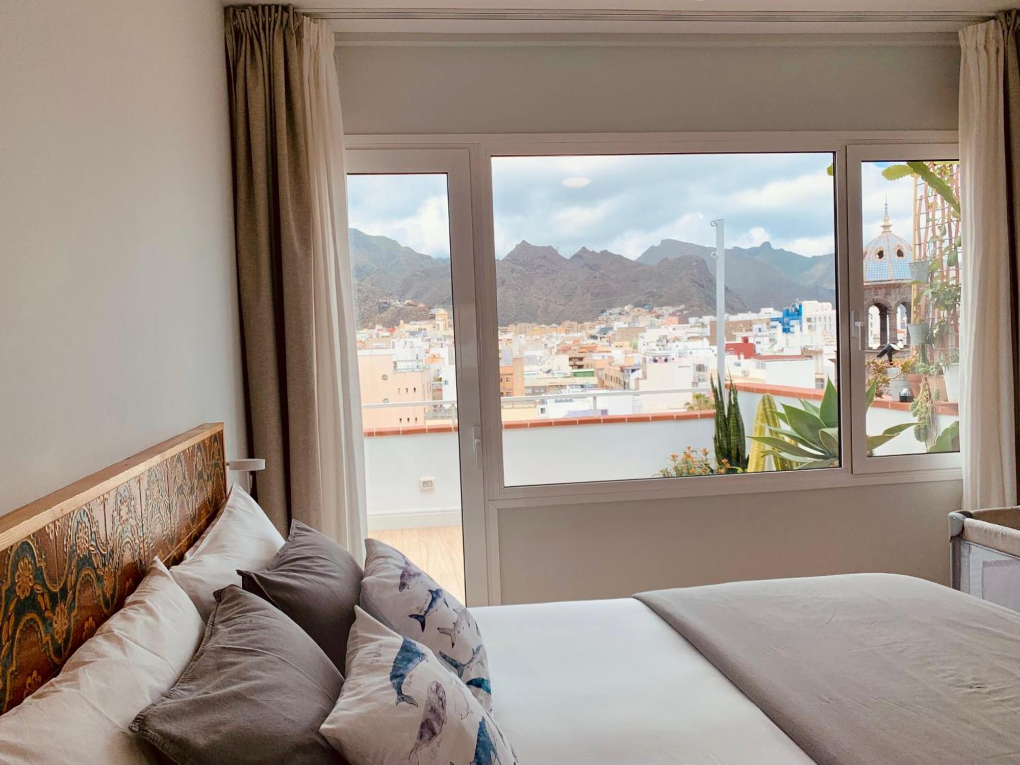 شقة Atico Con Terraza, Vistas Panoramicas Y Parking سانتا كروز دي تينيريف المظهر الخارجي الصورة